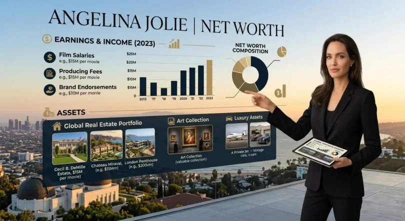 Angelina Jolie Wealth: Net Worth, Earnings, Assets and Income
