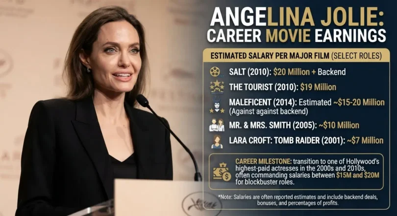 Angelina Jolie Salary Per Movie: How Much She Earned