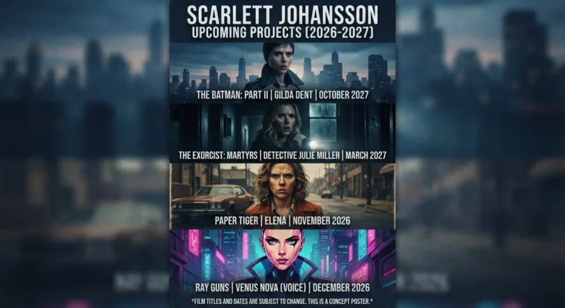 Scarlett Johansson Upcoming Projects