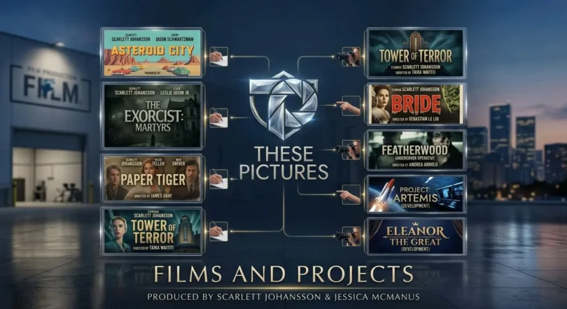 Scarlett Johansson Production Company: These Pictures, Films and Projects